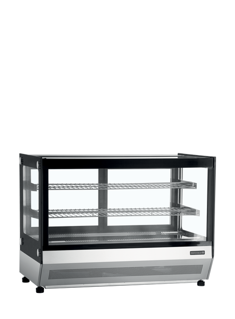 Tefcold Counter Top Display 88L, 2-Door Sliding Glass, +2 to +8°C – LCT 900 F
