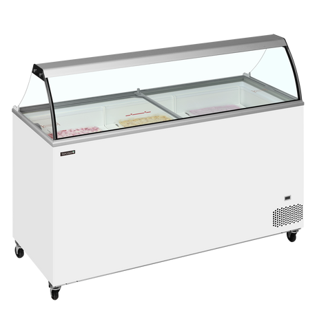 Tefcold Scoop Ice Cream Display W/Baskets 430L, -24 to -14°C – IC501SC + CANOPY – image 2
