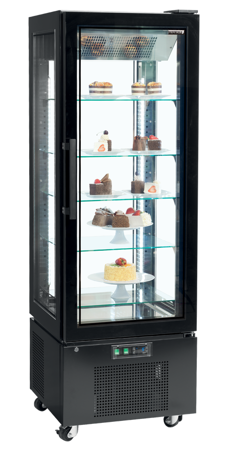 Tefcold Glass Display Chiller 248L, Glass Door, +2 to +8°C – UPD400C – image 2