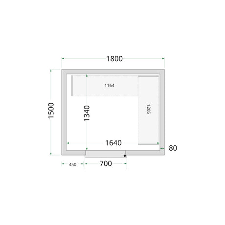 Cold Room Panels - Cold Room 180x150x220