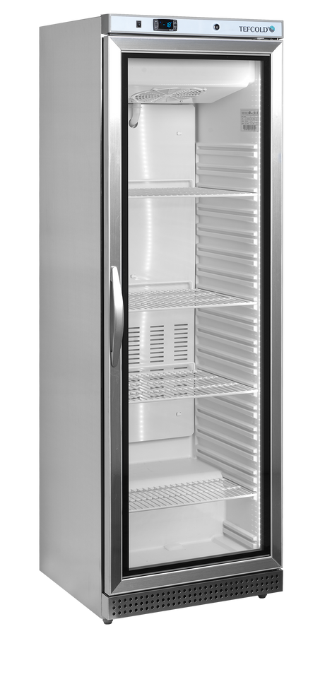 Tefcold Glass Door Display Freezer 340L, Glass Door, -24 to -10°C – UF400VSG