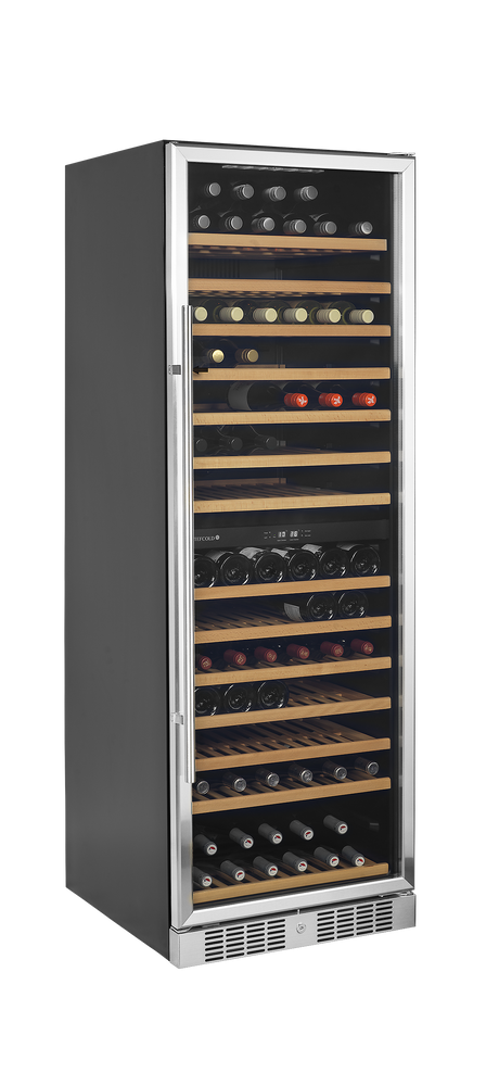 Tefcold Wine Cooler 350L, Glass Door, +5 to +10 / +10 to +18°C – TFW400-2S – image 2