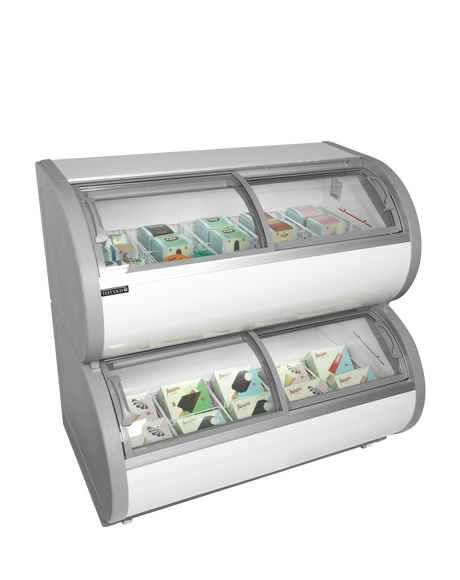 Tefcold Two Level Display Freezer 408L, -21 to -15°C – TD500 – image 2