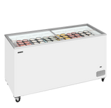 Sliding Flat Glass Lid Chest Freezer - IC552SC / UK