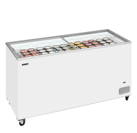 Tefcold Sliding Flat Glass Lid Chest Freezer 486L, -24 to -14°C – IC552SC / UK – image 2