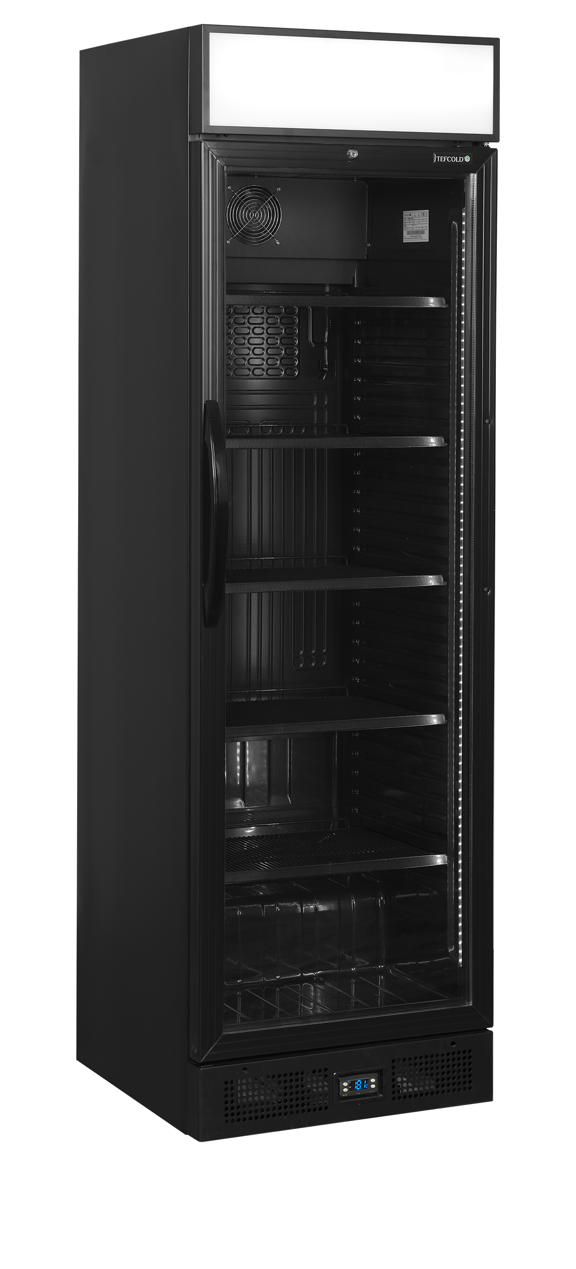 Glass Door Merchandiser - CEV435CP BLACK