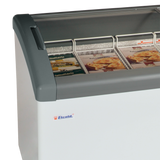 Sliding Curved Glass Lid Chest Freezer - FOCUS 73