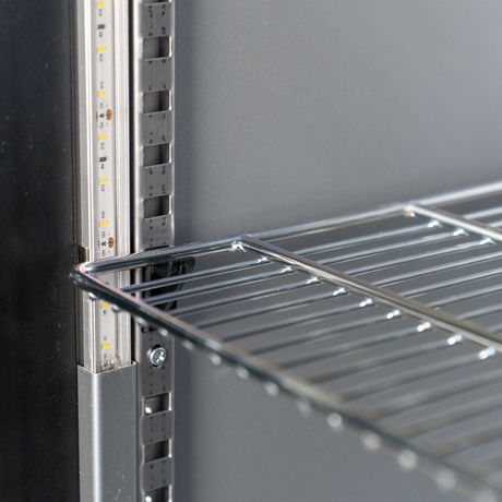Serrco High-End Display Chiller 260L, Glass Door, +2 to +12°C – SGD-300GE – image 4
