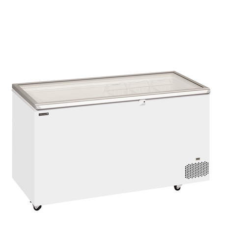 Tefcold Hinged Glass Lid Chest Freezer 350L, -24 to -14°C – ST401