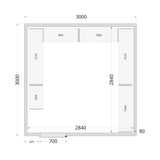 Cold Room Panels - Cold Room 300x300x220