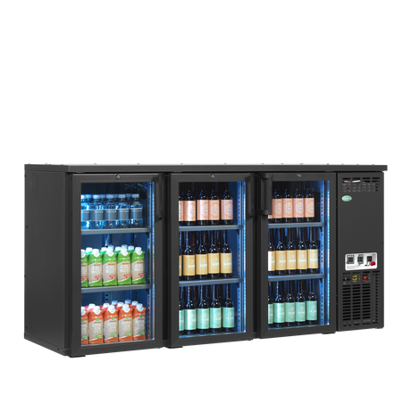 Serrco High-End Backbar Cooler 422L, 3-Door Glass, +2 to +10°C – SCL-222GMU+ – image 2
