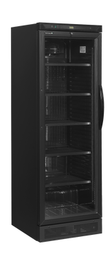 Tefcold Glass Door Merchandiser 219L, Glass Door, +2 to +12°C – CEV425 BLACK L/H