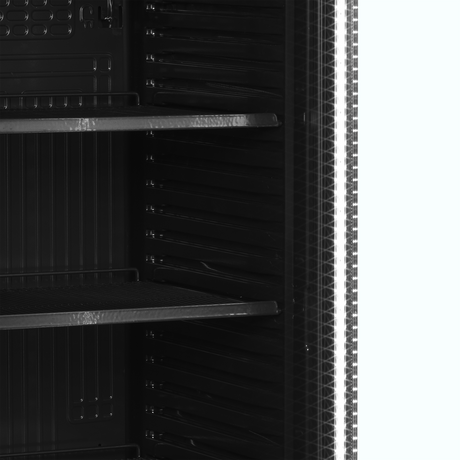 Tefcold Glass Door Merchandiser 219L, Glass Door, +2 to +10°C – CEV435CP BLACK – image 4