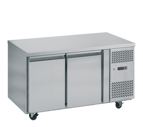 Tefcold Gastronorm Counter Freezer 215L, 2-Door Solid, -22 to -17°C – PH20F