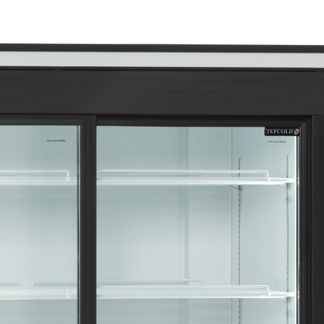Tefcold Glass Door Merchandiser 524L, 2-Door Sliding Glass, +2 to +10°C – FSC1000S – image 3
