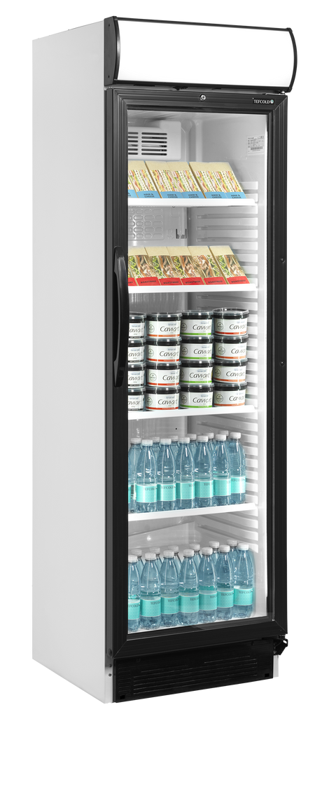 Tefcold Glass Door Merchandiser 345L, Glass Door, +2 to +12°C – CEV425CP – image 2