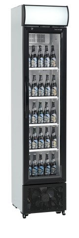 Tefcold Slimline Glass Door Merchandiser 116L, Glass Door, +2 to +12°C – FSC175H – image 2