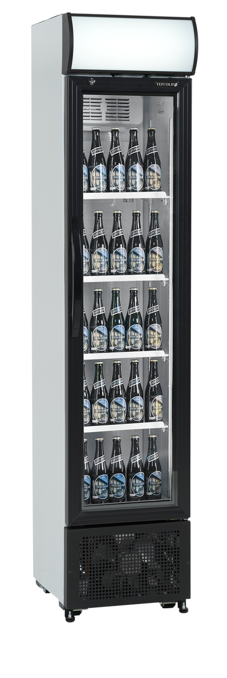Tefcold Slimline Glass Door Merchandiser 116L, Glass Door, +2 to +12°C – FSC175H – image 2