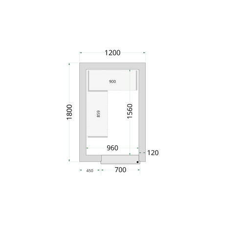 Cold Room Panels - Cold Room 120x180x220