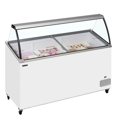 Tefcold Scoop Ice Cream Display 398L, -24 to -14°C – IC501SCE + CANOPY – image 2