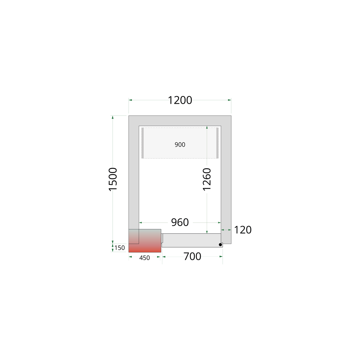- - Freezer Room - CRNF1215