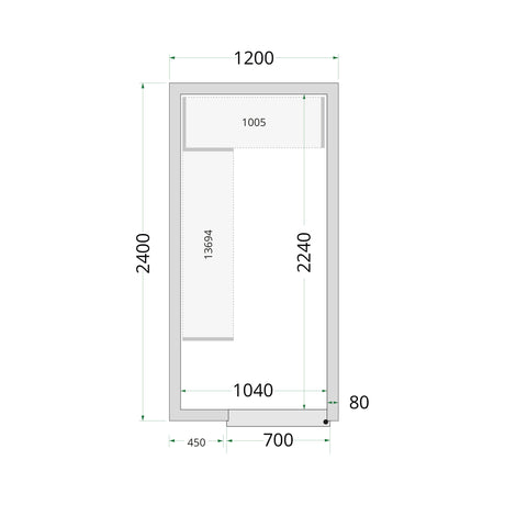Cold Room Panels - Cold Room 120x240x220