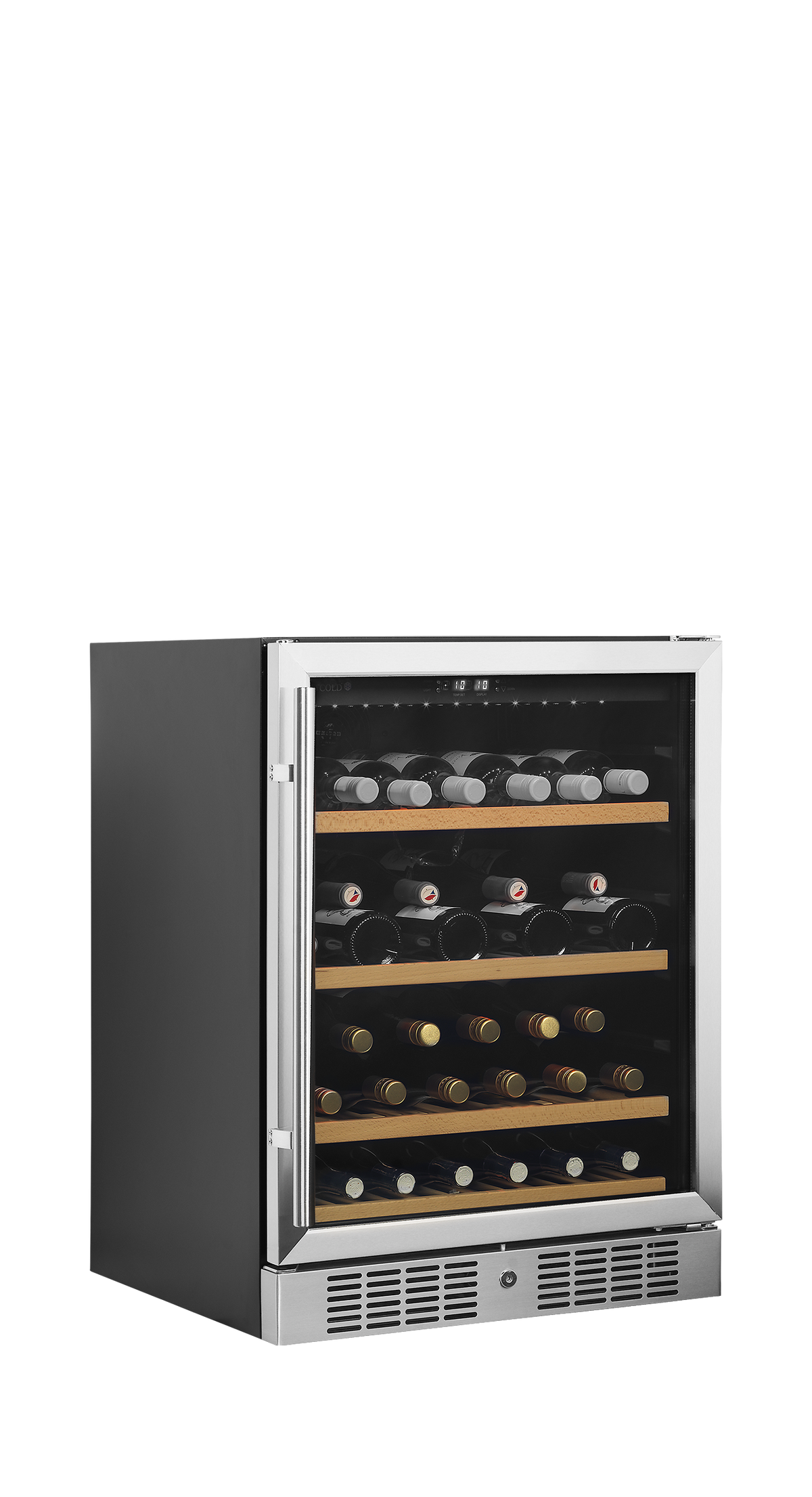 Tefcold Wine Cooler 141L, Glass Door, +5 to +18°C – TFW200-S – image 2