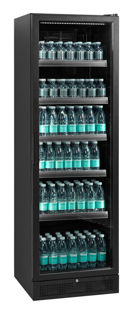 Tefcold Glass Door Merchandiser 263L, Glass Door, +2 to +10°C – SCU1425H – image 2