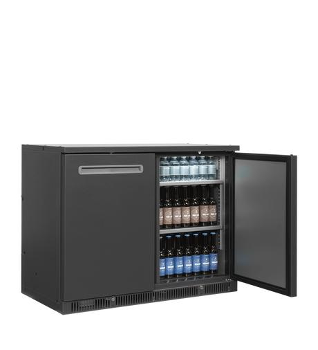 Serrco High-End Backbar Cooler 260L, 2-Door Solid, +2 to +10°C – SGD-240E – image 2
