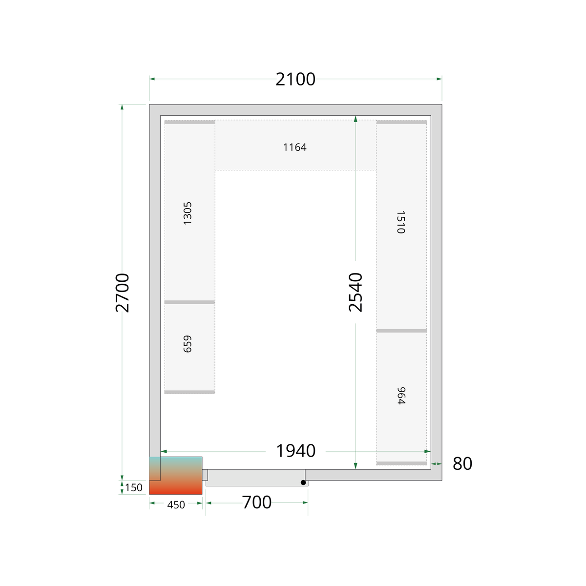CRPF2127 - CRPF2127 Shelf Kit