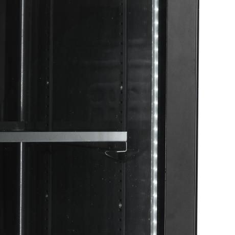 Tefcold Glass Door Merchandiser 263L, Glass Door, +2 to +10°C – SCU1425H – image 4