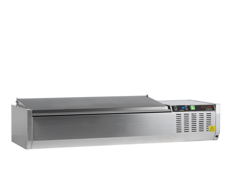 G-Line Gastronorm Topping Shelf with Lid 26L, +2 to +8°C – GVC33-120 S/S