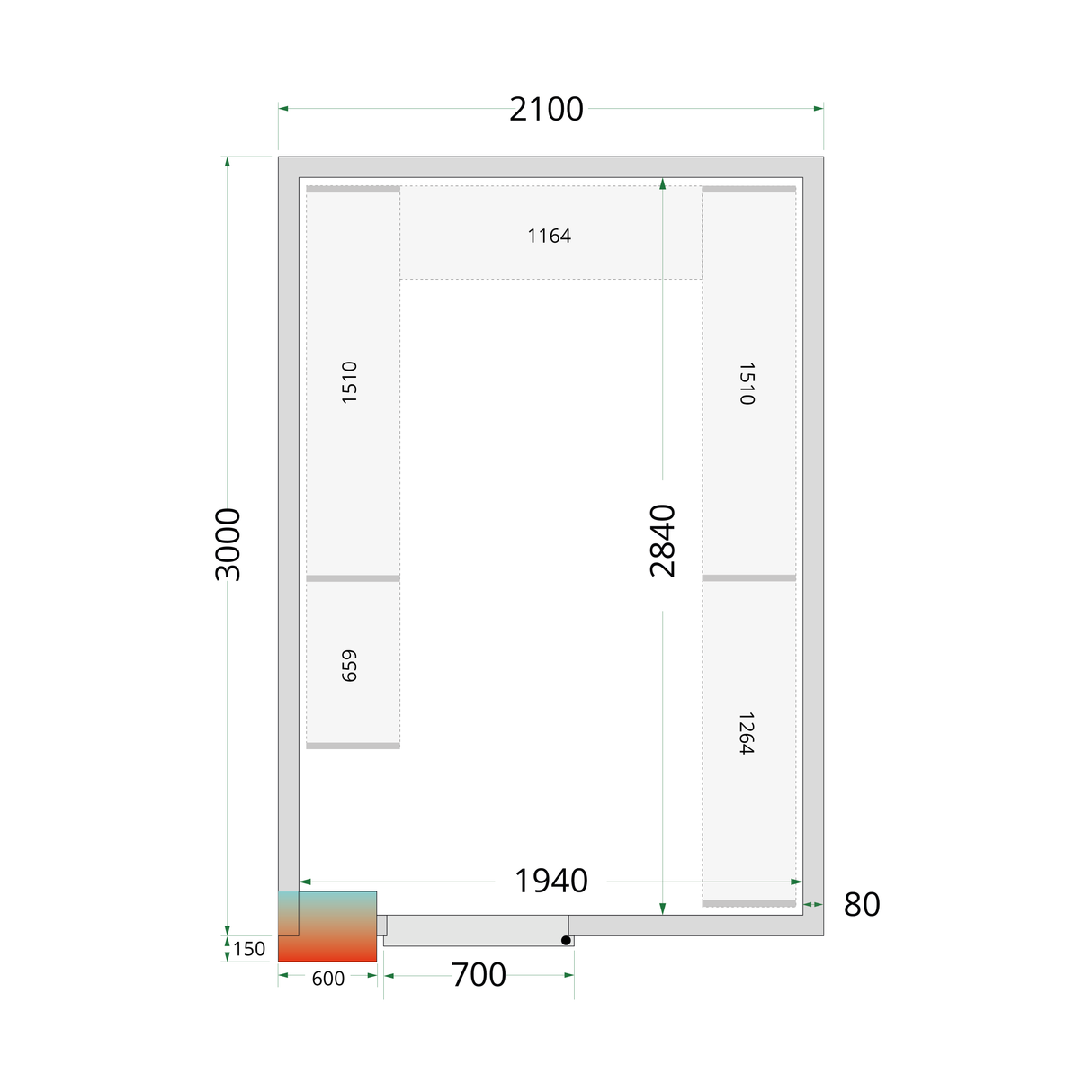 - - CRPF2130 - CRPF2130 Shelf Kit