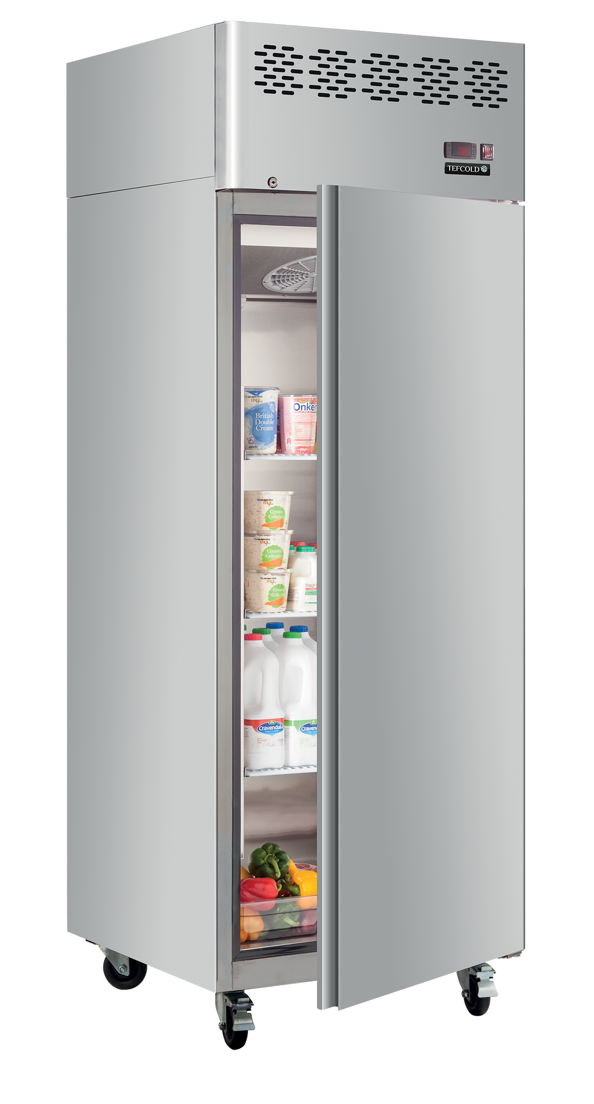 Interlevin - Gastronorm Solid Door Refrigerator - CAR650