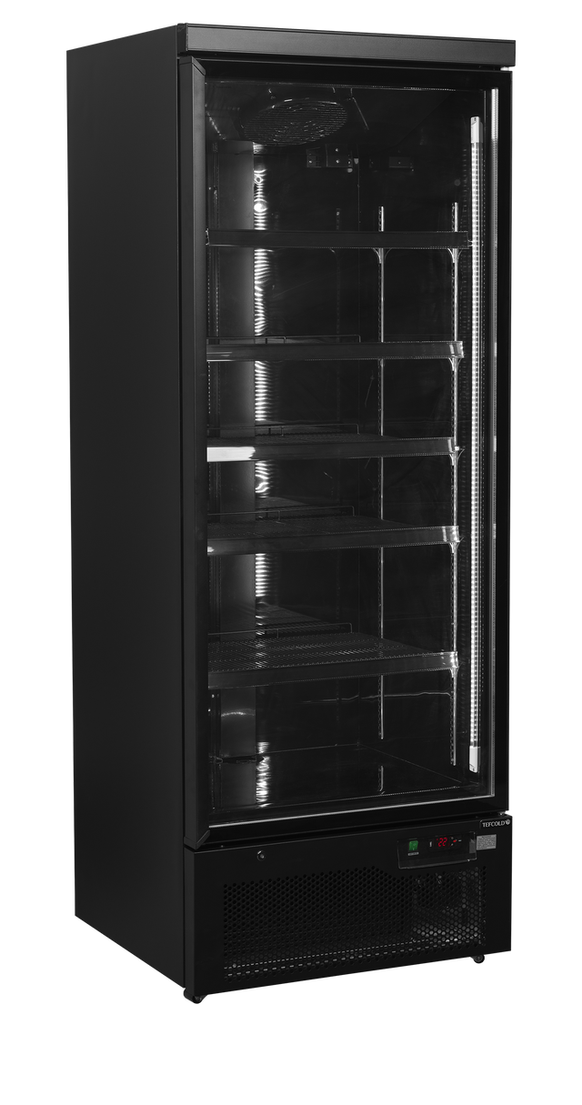 Tefcold Glass Door Merchandiser 459L, Glass Door, -1 to +10°C – Atom Maxi C1DBB
