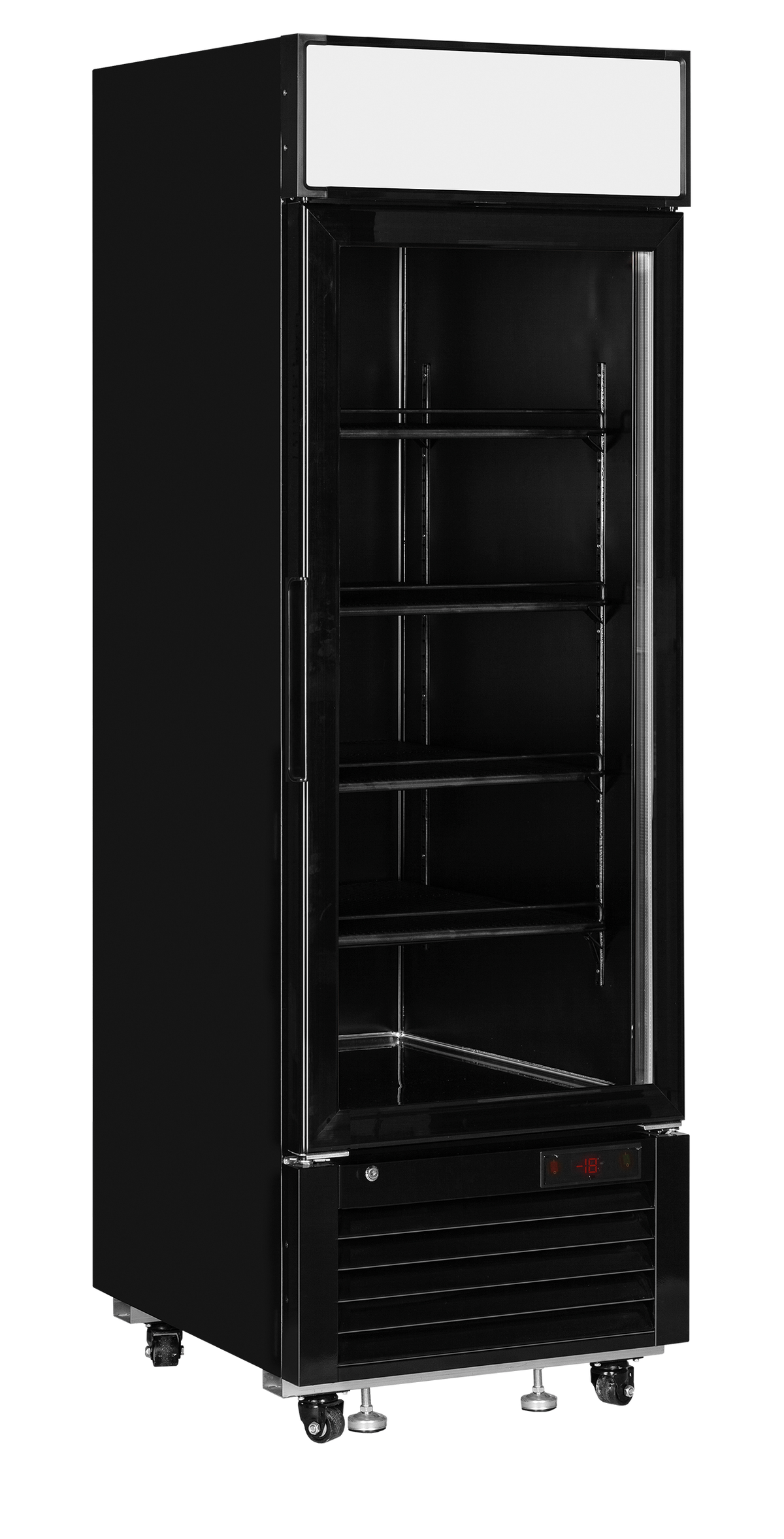 Glass Door Display Freezer - LGF2500 Black