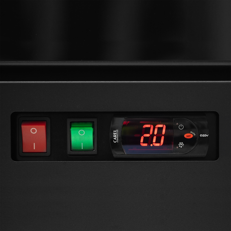 Tefcold Glass Door Merchandiser 459L, Glass Door, -1 to +10°C – Atom Maxi C1DB – image 4