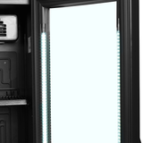 Tefcold Slimline Glass Door Merchandiser 116L, Glass Door, +2 to +12°C – FSC175H BLACK