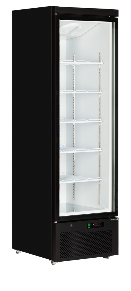Tefcold Glass Door Merchandiser 459L, Glass Door, -1 to +10°C – Atom Maxi C1DB