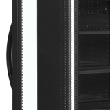 Tefcold Glass Door Merchandiser 219L, Glass Door, +2 to +12°C – CEV425 BLACK L/H