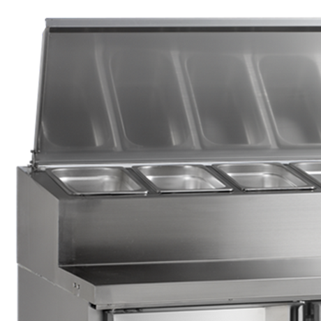Tefcold Gastronorm Prep Counter 297L, +2 to +10°C – SS7200 – image 2