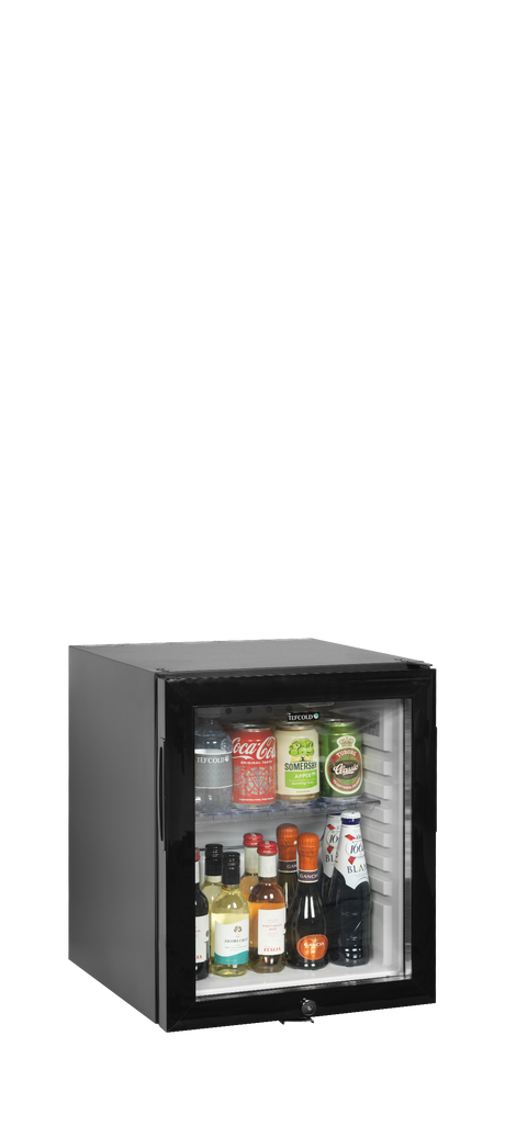 Tefcold Minibar 24L, Glass Door, +5 to +14°C – TM35GC
