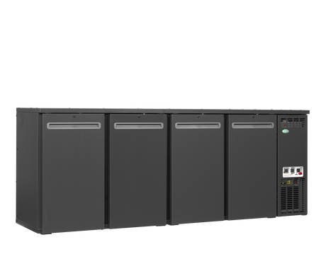Serrco High-End Backbar Cooler 574L, 4-Door Solid, +2 to +10°C – SCL-2222MU+