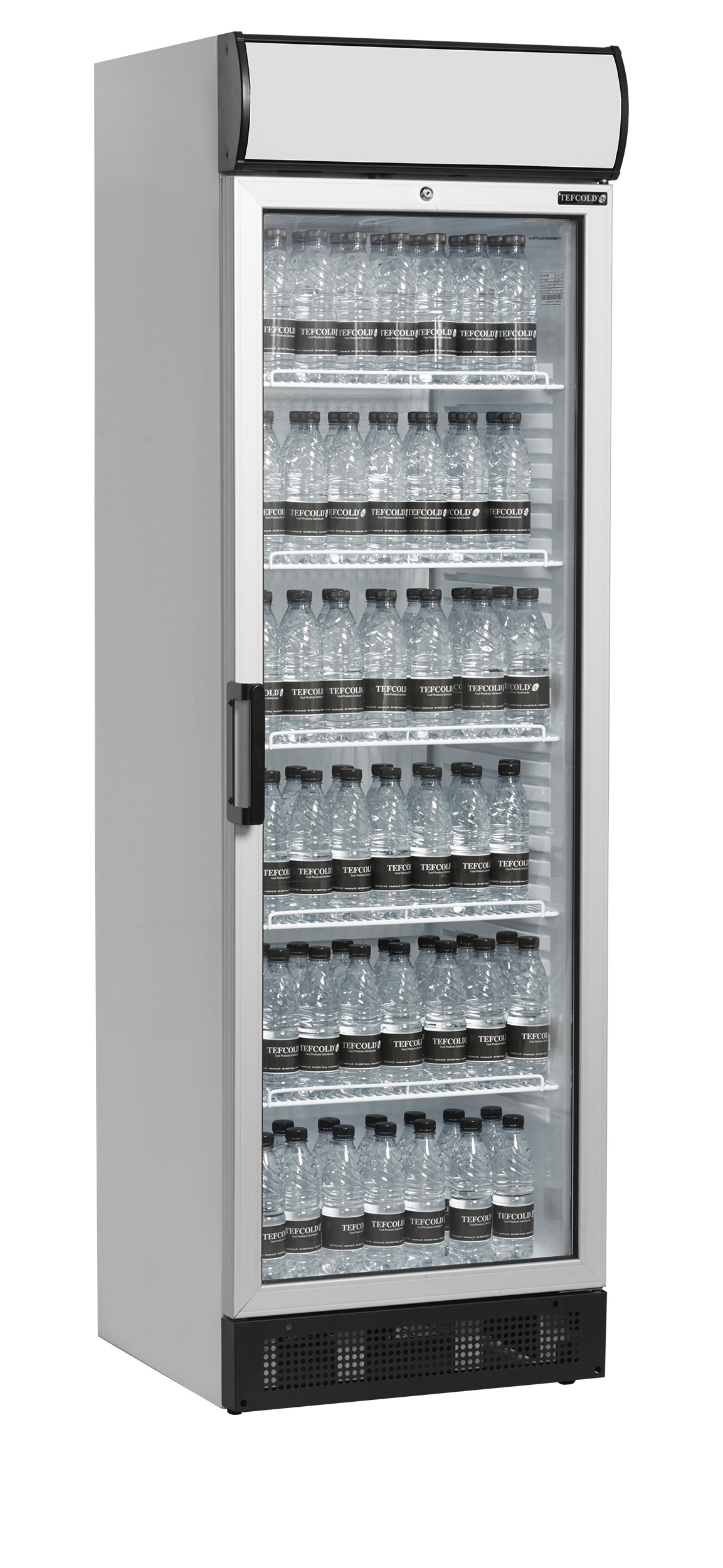Tefcold Glass Door Merchandiser 347L, Glass Door, +2 to +12°C – FSC1380 – image 2
