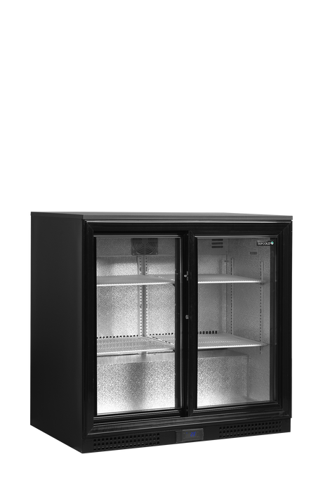 Tefcold Back Bar Cooler 182L, 2-Door Sliding Glass, +2 to +10°C – DB201S