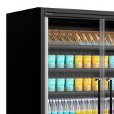 Multideck With Doors - Galaxy+ GP14FGD Black