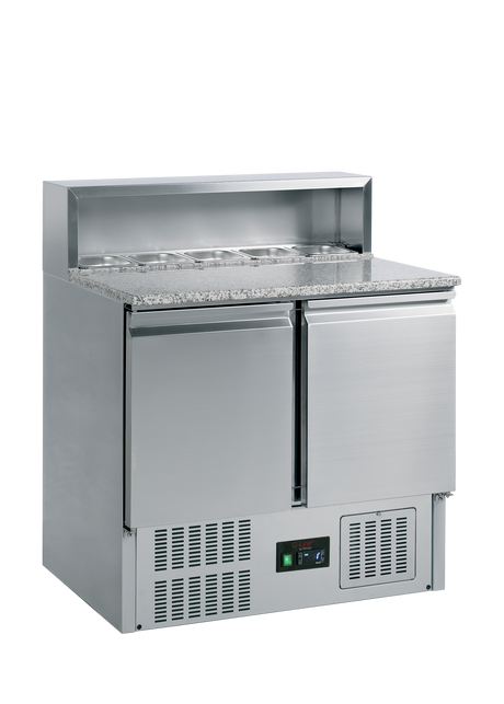 G-Line Gastronorm Prep Counter 230L, 2-Door Solid, +2 to +10°C – GP92
