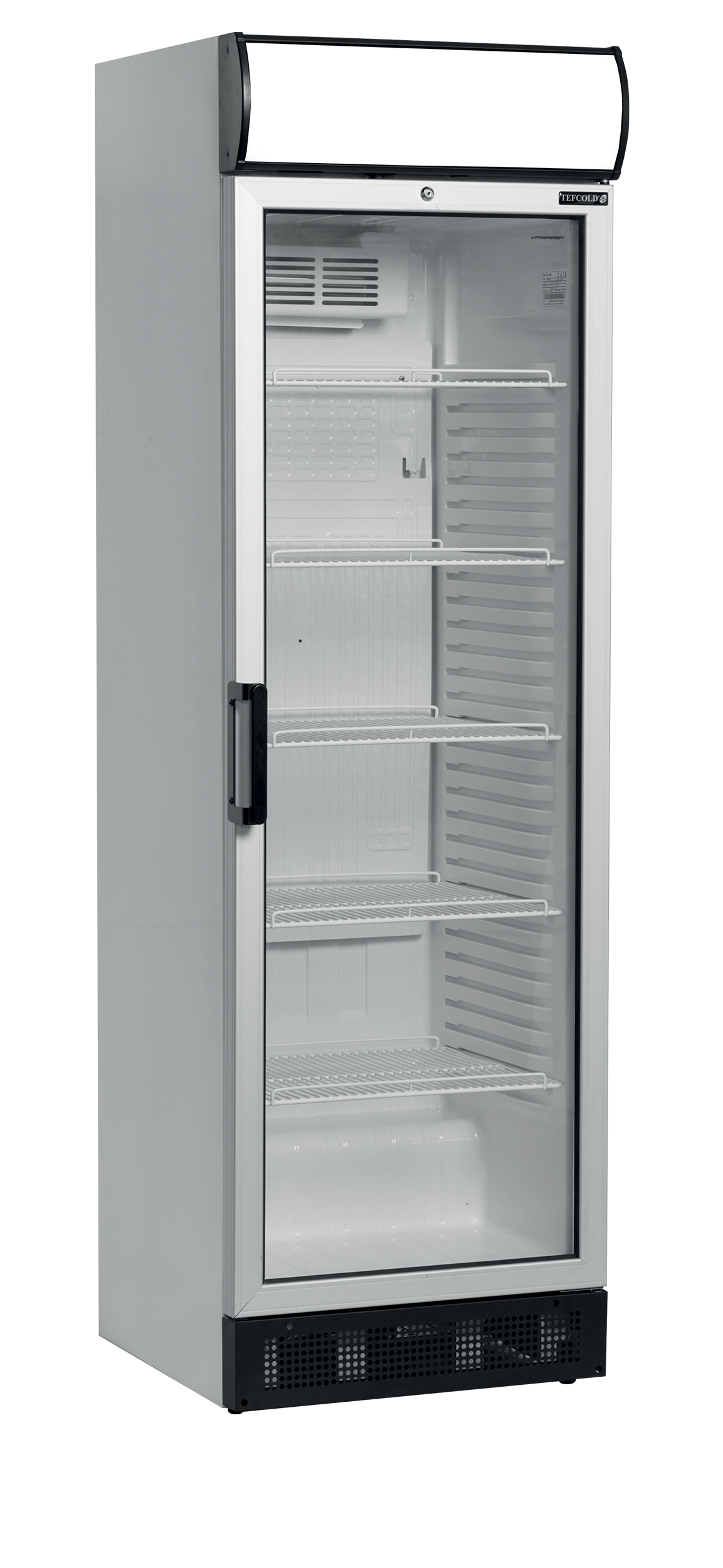 Tefcold Glass Door Merchandiser 347L, Glass Door, +2 to +12°C – FSC1380