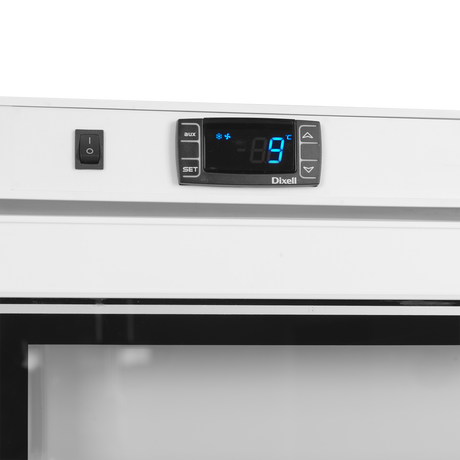 Tefcold Glass Door Display Freezer 340L, Glass Door, -24 to -10°C – UF400VGW – image 3