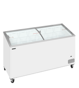 Sliding Curved Glass Lid Chest Freezer - IC502SCEB